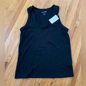 Women’s black tank top